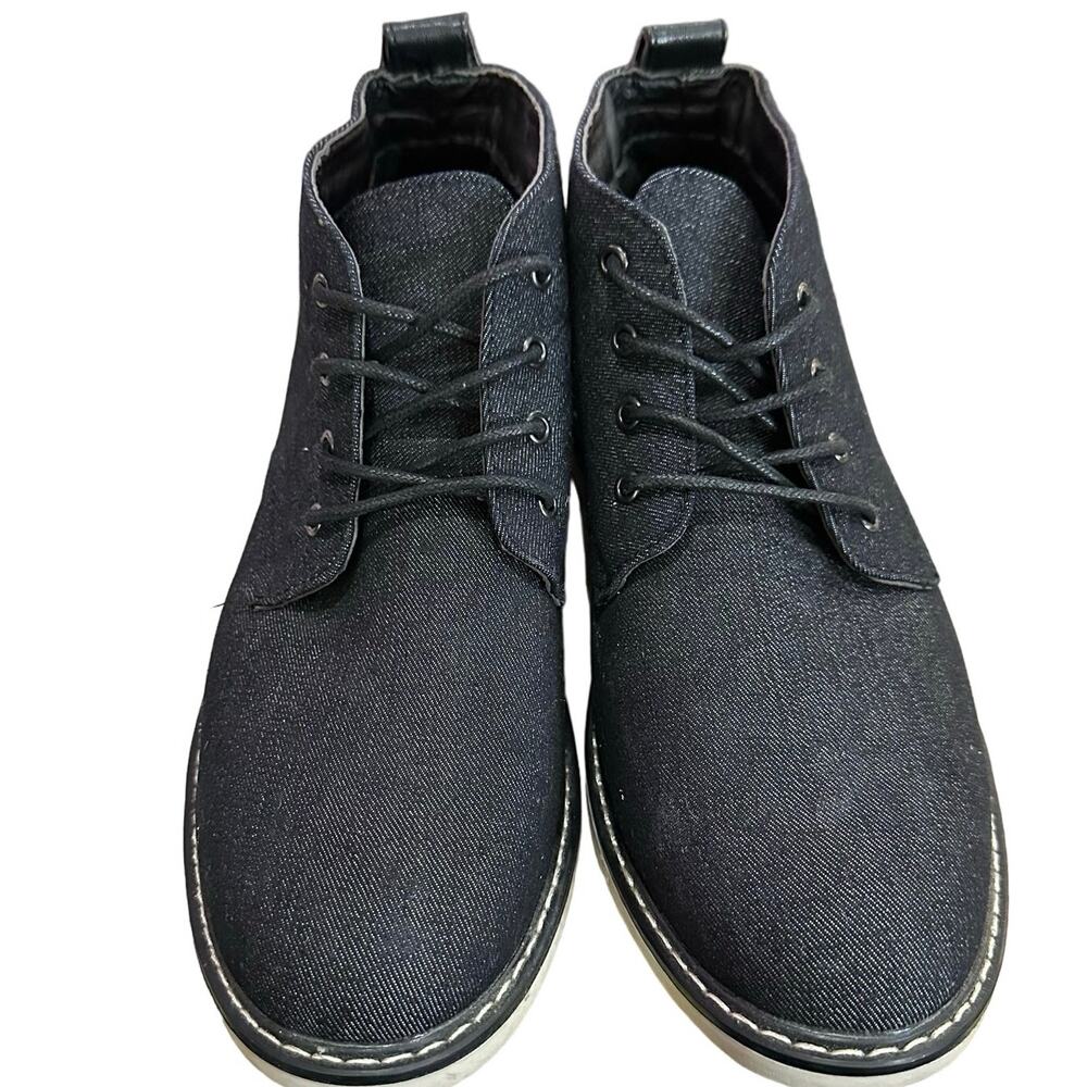 London Fog Belmont Chukka Black Boots‎ size 8.5